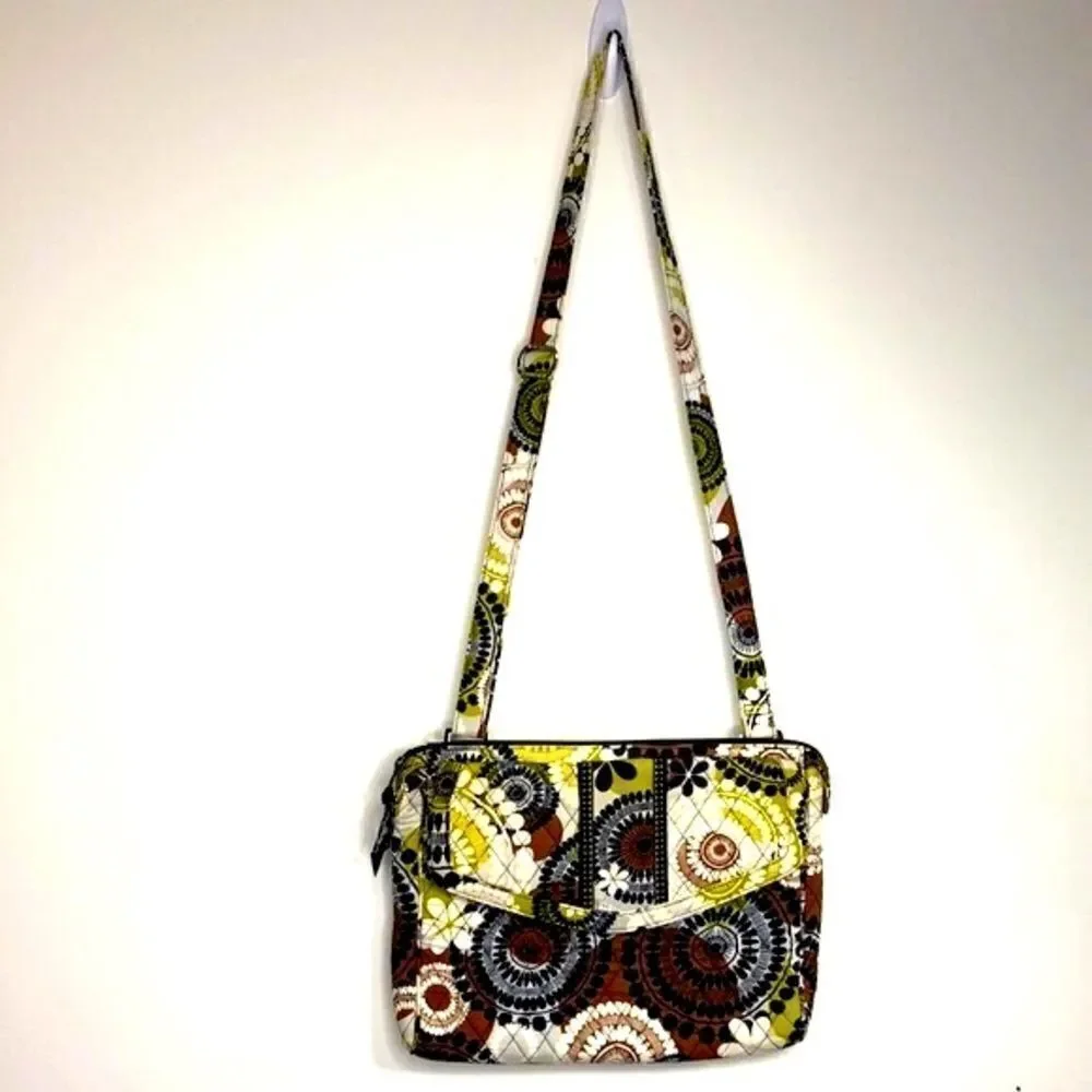 Vera Bradley Crossbody Laptop Bag, Cocoa Moss Fall 2013